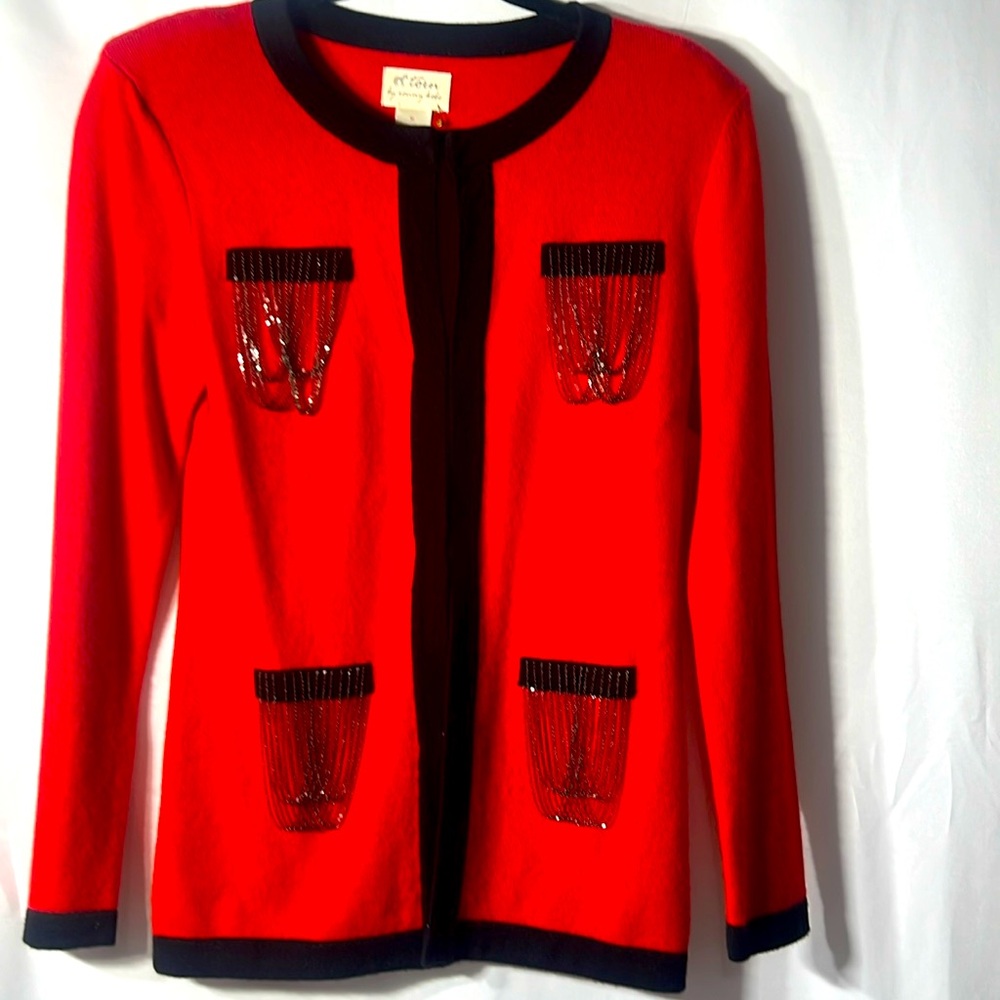 Torn by Ronny Kobo Red jacket size M - Picture 3 of 7